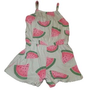 💓3/$10 Old Navy Green Watermelon Print Girl's 2T Romper